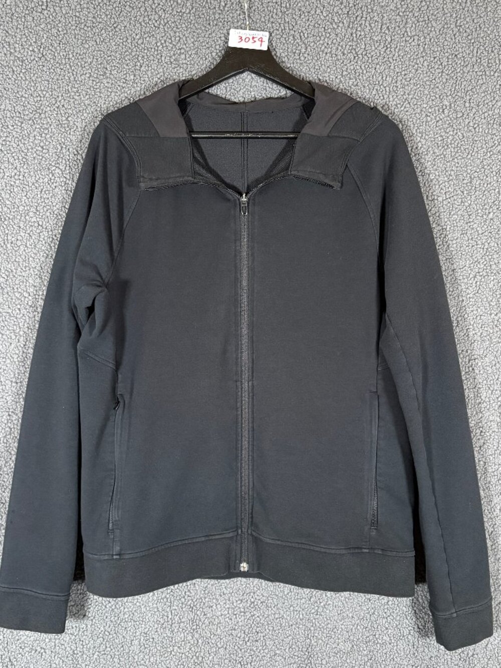 Lululemon City Sweat Full Zip Hoodie Sweatshirt - Men's Size M - Black